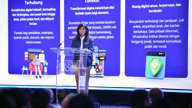 Kemkomdigi Tetapkan Arah Baru Indonesia Digital: Terhubung, Tumbuh, Terjaga