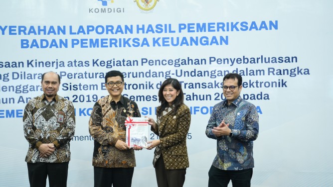 Sebanyak 1,3 Juta Konten Judi Diblokir, Komdigi–BPK Perkuat Tata Kelola Ruang Digital