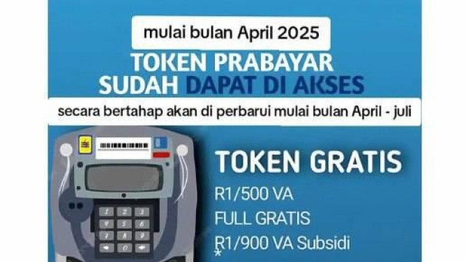 [HOAKS] Token PLN Gratis Mulai April - Juli 2025