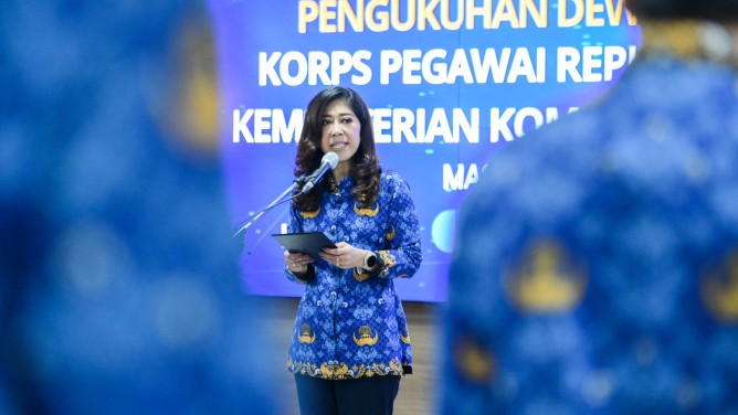 Menkomdigi Kukuhkan Pengurus KORPRI: ASN Harus Jadi Garda Depan Digitalisasi Nasional