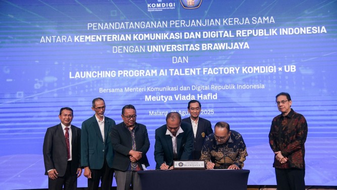 Kemkomdigi - UB Luncurkan AI Talent Factory Pertama, Targetkan Inovasi AI Nasional