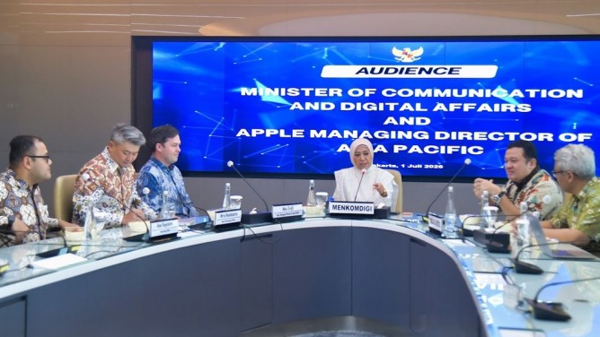 Kemkomdigi Verifikasi 14 Layanan Apple untuk Pastikan Ruang Digital Lebih Aman bagi Anak