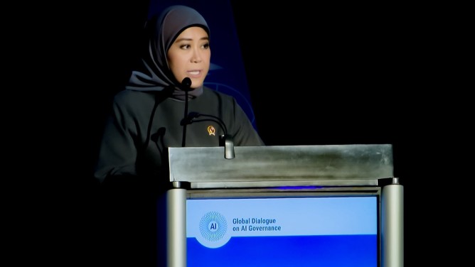 Wakili Presiden Prabowo, Menkomdigi Serukan Tata Kelola AI yang Aman bagi Anak di Tingkat Global