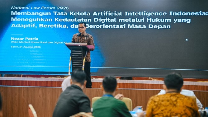 AI Bisa Ciptakan Realitas Sintetik, Wamen Nezar Patria Soroti Keaslian Bukti di Pengadilan