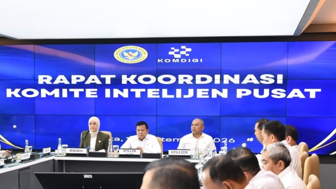 Kepala BIN-Menkomdigi-Kepala BSSN Konsolidasi Perkuat Pertahanan Digital Indonesia