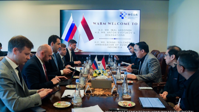 Perluas Akses Digital, Indonesia-Rusia Jajaki Teknologi Satelit dan AI